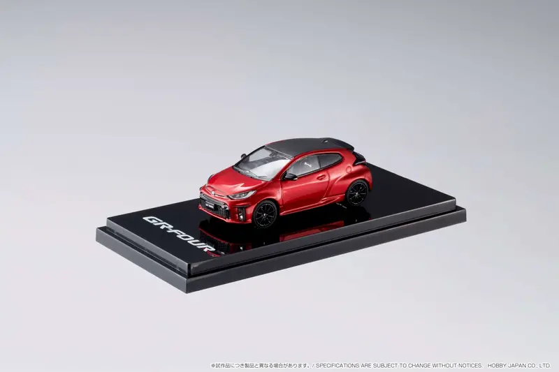 1:64 Toyota Gr Yaris Rz High Performance -- Emotional Red Ii -- Hobby Japan 1