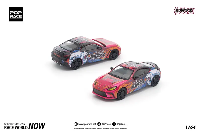 1:64 Toyota Gr86 -- 1087X Cup -- Pop Race 1