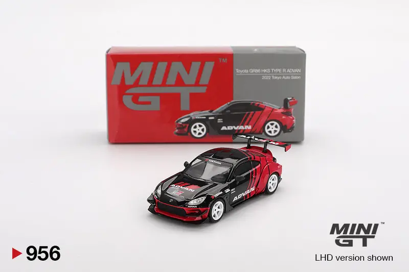 1:64 Toyota Gr86 Hks Type R -- Advan 2022 Tokyo Auto Salon -- Mini Gt Mgt00956 1
