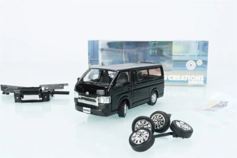 1:64 Toyota Hiace 2015 Kdh200v -- Black -- Bm Creations 1