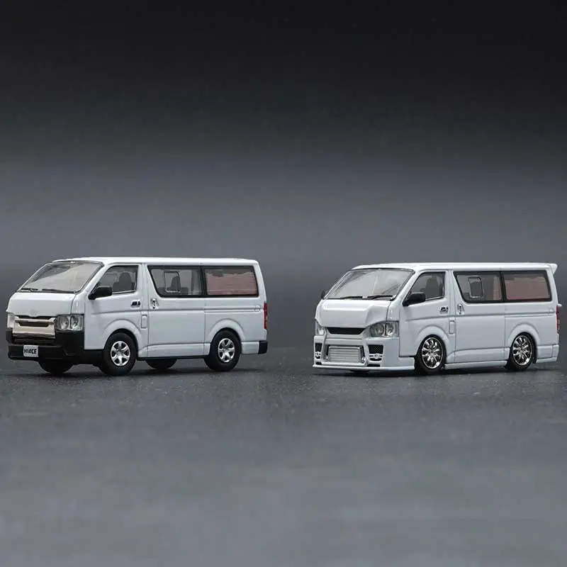 1:64 Toyota Hiace 2015 Kdh200v -- White -- Bm Creations 1