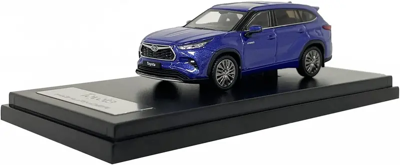 1:64 Toyota Highlander -- Blue -- Lcd Models 1