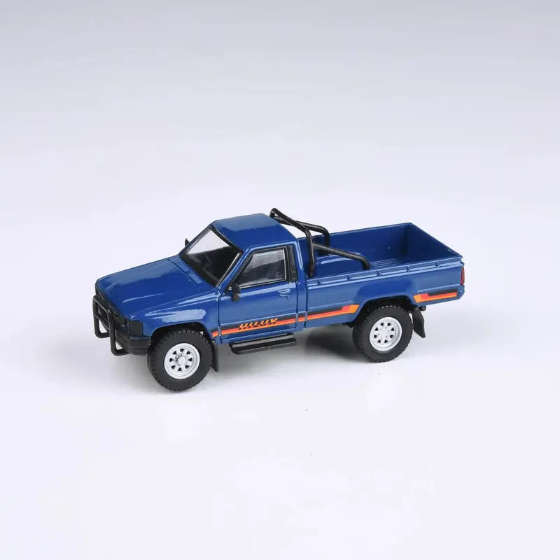 1:64 Toyota Hilux 1984 Single Cab -- Medium Blue -- Para64 1