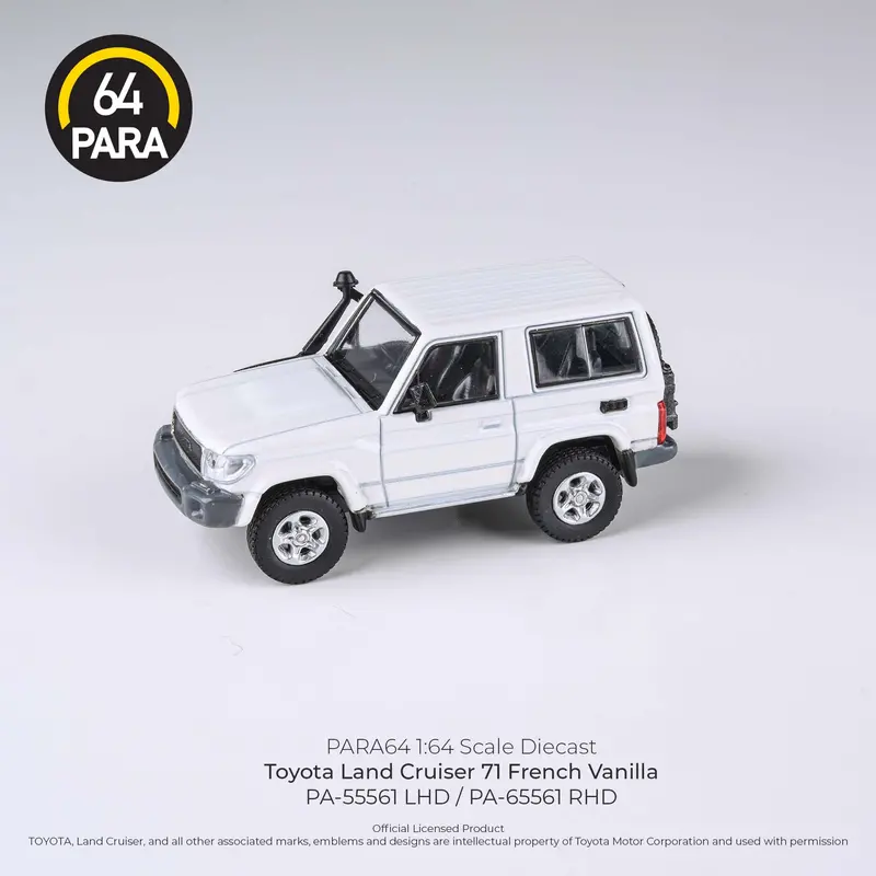 1:64 Toyota Land Cruiser 71 Short Wheel Base 2014 -- French Vanilla -- Para64 1