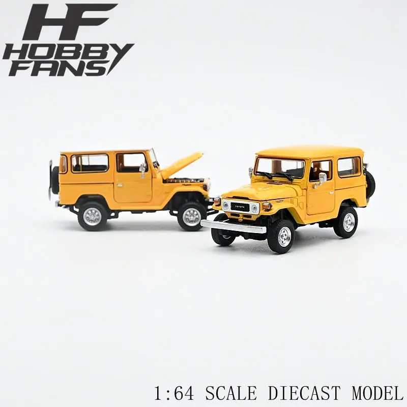 1:64 Toyota Land Cruiser Fj40 -- Yellow -- Hobby Fans 1