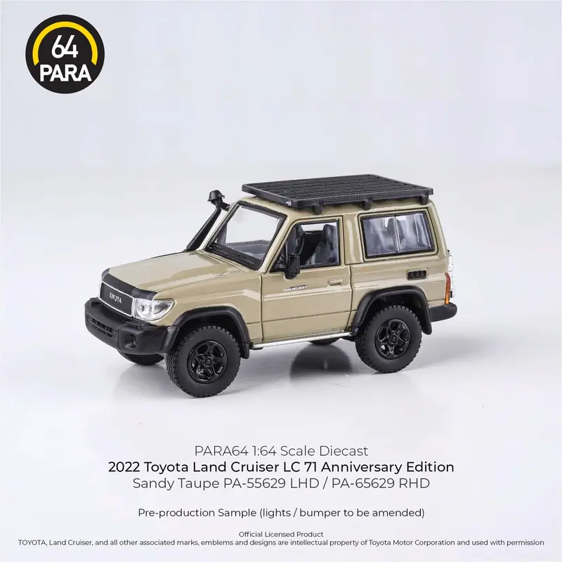 1:64 Toyota Land Cruiser Lc 71 2014 -- Sandy Taupe -- Para64 1