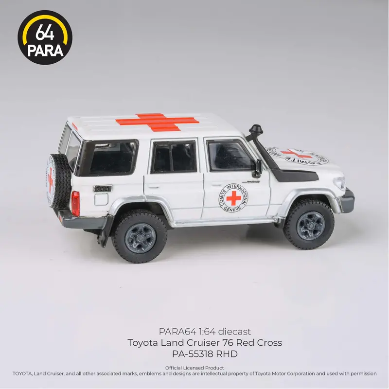 1:64 Toyota Land Cruiser Lc76 2014 -- International Red Cross -- Para64 2