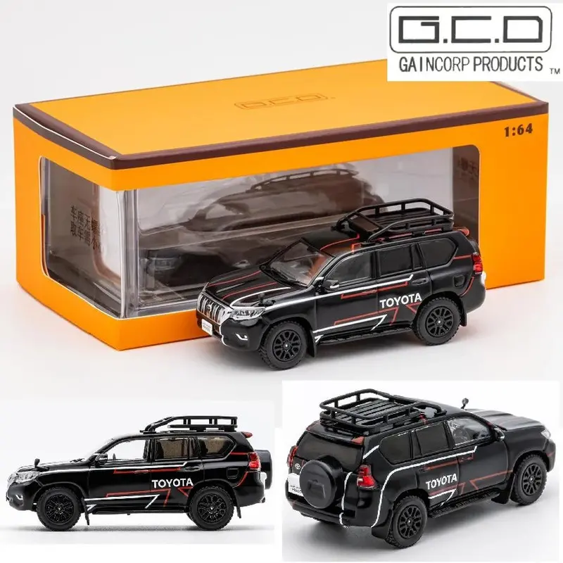 1:64 Toyota Land Cruiser Prado 150 2021 -- Toyota Special Eidtion Black -- Gcd 1