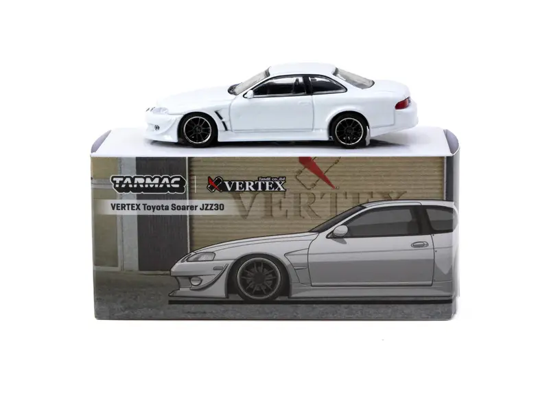 1:64 Toyota Soarer Jzz30 Vertex -- White -- Tarmac Works 1