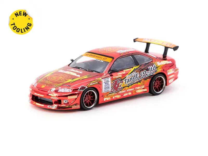 1:64 Toyota Soarer Vertex Ridge Te3005 -- Chrome Red -- Tarmac Works 1