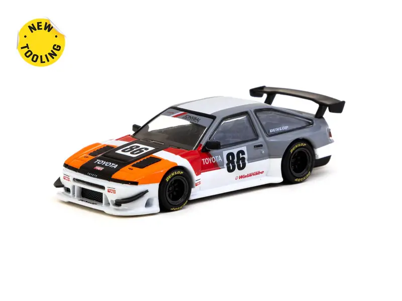 1:64 Toyota Sprinter Trueno Ae86 Widebody Trd -- Tarmac Works 1