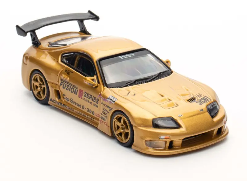 1:64 Toyota Supra (A80) Top Secret Gt300 -- Gold -- Inno64 Tokyo Expo 2025 1