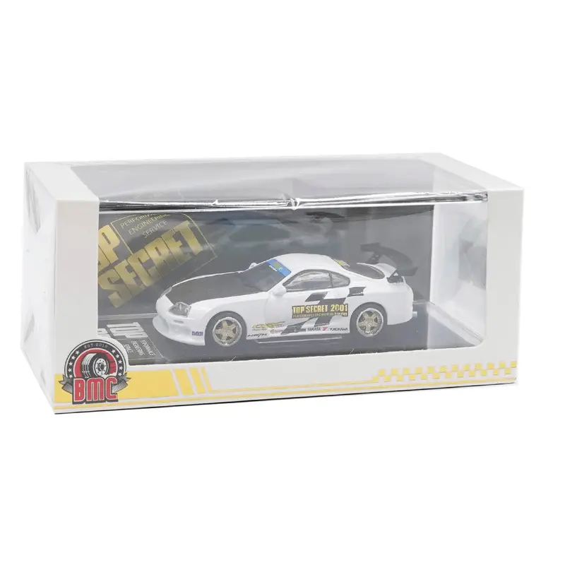 1:64 Toyota Supra (Jza80) Top Secret -- White -- Bm Creations Expo Car 2