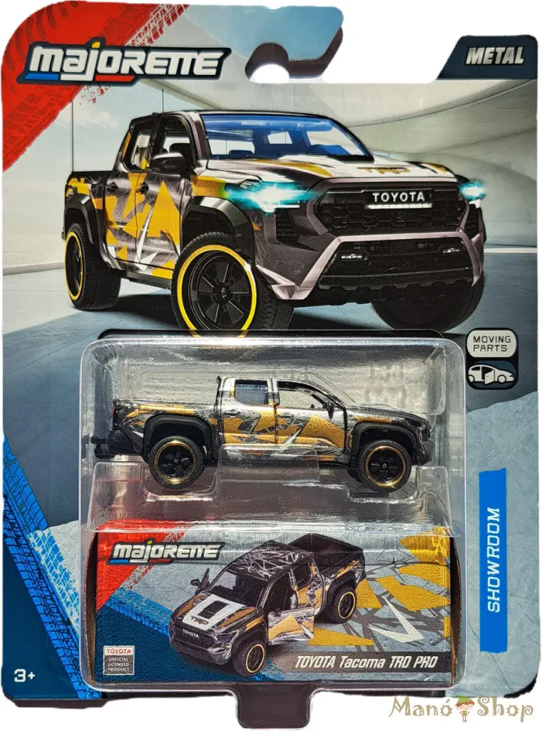 1:64 Toyota Tacoma Trd Pro -- Grey -- Majorette: Showroom Deluxe 1