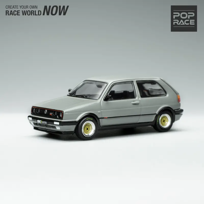 1:64 Volkswagen Golf Gti Mk2 -- Grey -- Pop Race 1