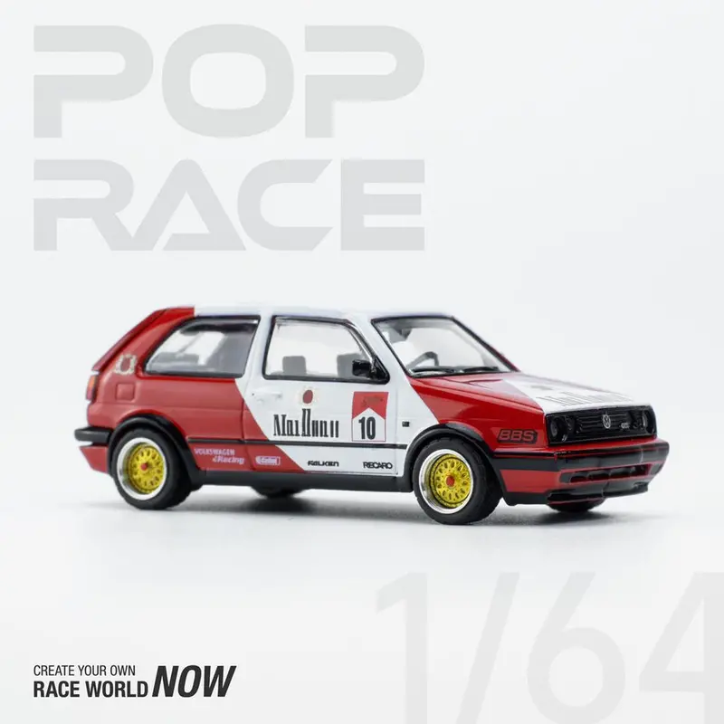 1:64 Volkswagen Golf Gti Mk2 -- Marlboro Red/White -- Pop Race 2
