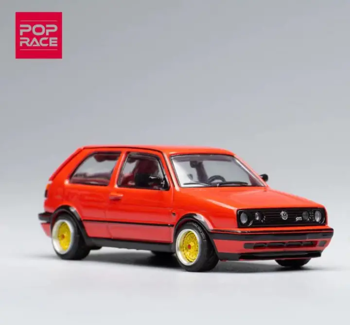 1:64 Volkswagen Golf Gti Mk2 -- Red -- Pop Race 1