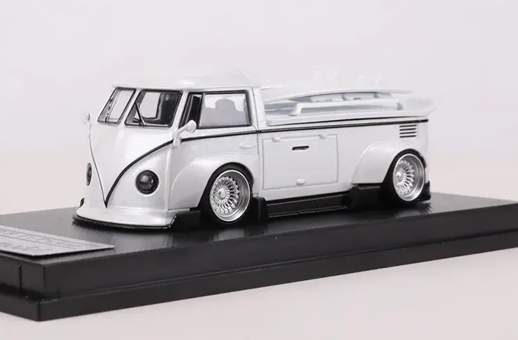 1:64 Vw T1 (Kombi) Pickup Widebody -- White -- Lf Models 1