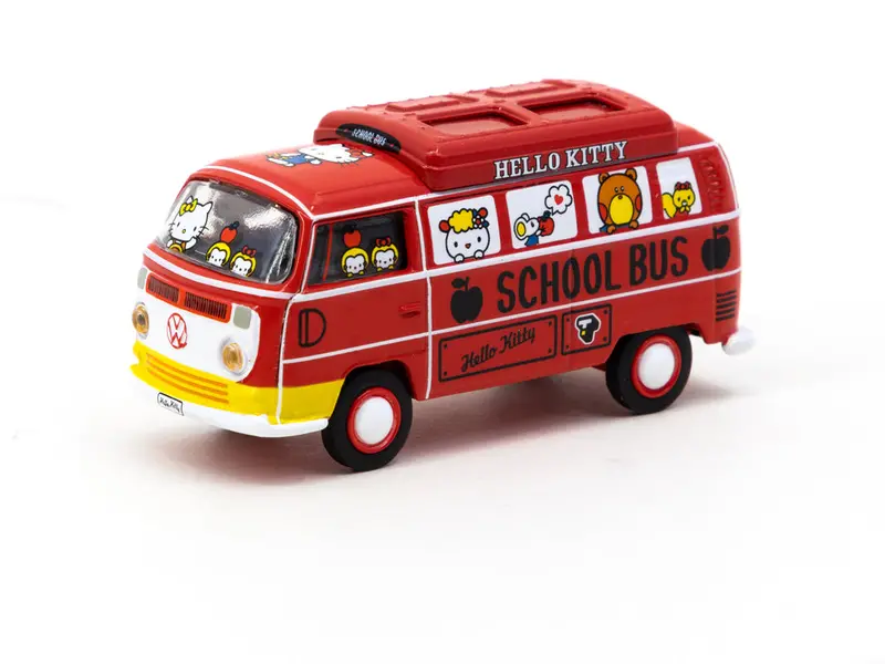 1:64 Vw Type Ii (T2) Kombi Bus -- Hello Kitty -- Tarmac Works 1