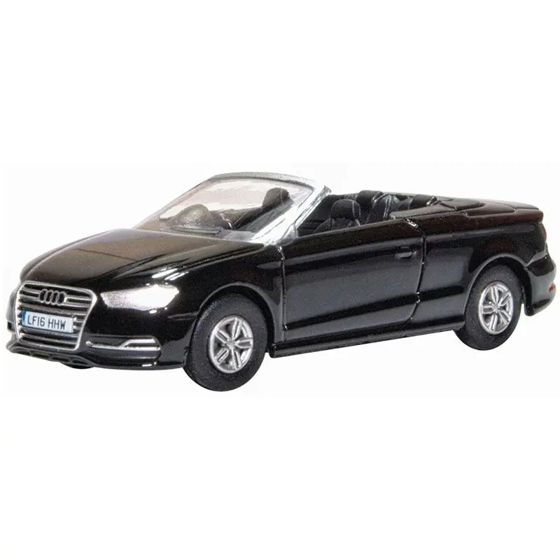 1:76 (Oo) Audi S3 Cabriolet -- Mythos Black -- Oxford 76S3002 1