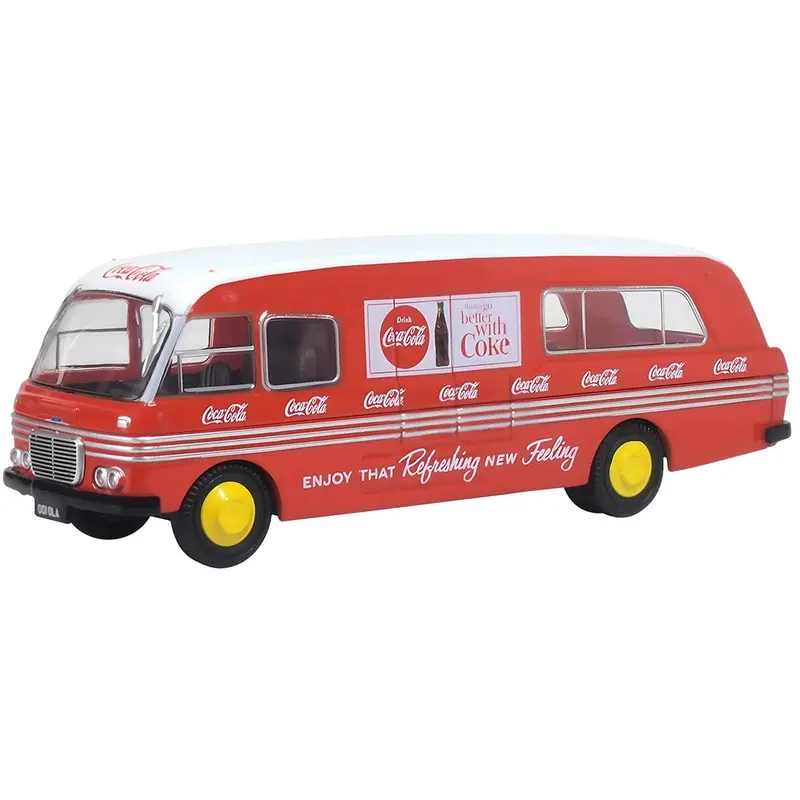 1:76 (Oo) Bmc Mobile Unit -- Coca-Cola Red/White -- Oxford Truck 76Bmc005cc 1