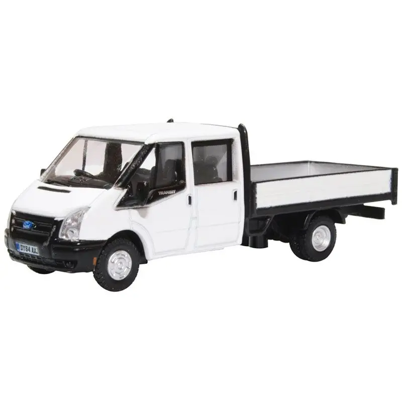 1:76 (Oo) Ford Transit Dropside -- White -- Oxford 76Tpu005 1