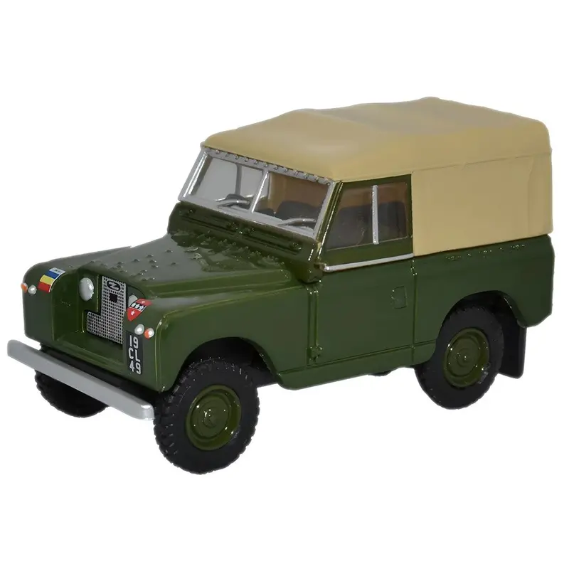1:76 (Oo) Land Rover Series Ii Swb -- Canvas - Reme -- Oxford 76Lr2s006 1