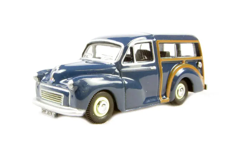 1:76 (Oo) Morris Minor Traveller -- Trafalgar Blue -- Oxford 76Mmt002 1