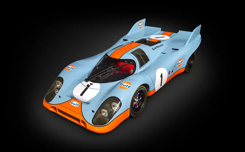 1:8 1971 1000Km Of Monza -- #1 Gulf Porsche 917K -- Pocher 1