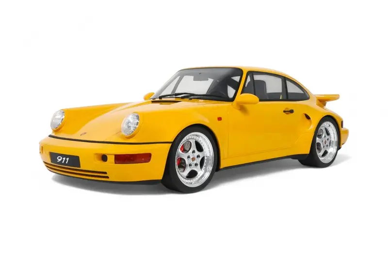 1:8 Porsche 911 (964) Turbo S -- Yellow -- Gt Spirit Gts801701 1