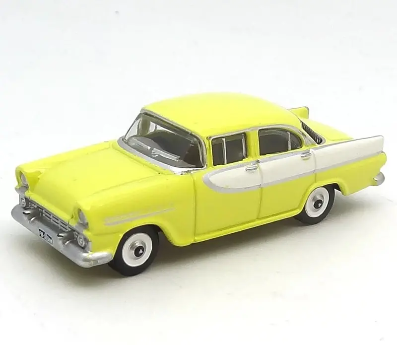 1:87 (Ho) 1960 Holden Fb Sedan -- Yellow/White -- Cooee Classics 1