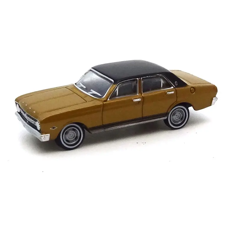 1:87 (Ho) 1968 Ford Xt Falcon Gt Sedan -- Gold W/Black Roof -- Cooee Classics 1