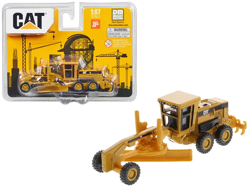 1:87 (Ho) Cat 163H Motor Grader -- Diecast Masters Caterpillar 1