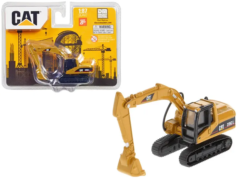 1:87 (Ho) Cat 315C L Hydraulic Excavator -- Diecast Masters Caterpillar 1