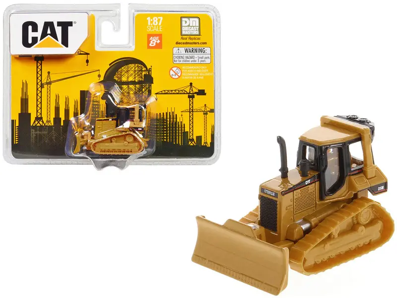 1:87 (Ho) Cat D5m Track-Type Tractor -- Diecast Masters Caterpillar 1