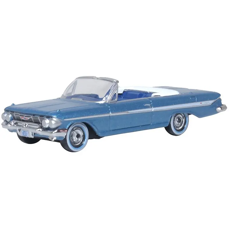 1:87 (Ho) Chevrolet Impala 1961 -- Jewel Blue & White -- Oxford 87Ci61006 1