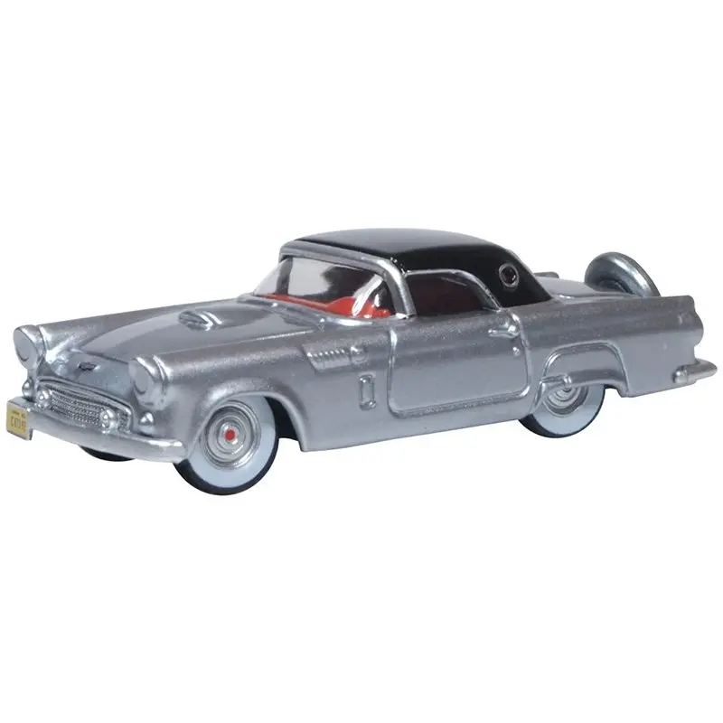 1:87 (Ho) Ford Thunderbird 1956 -- Grey/Raven Black -- Oxford 87Th56007 1