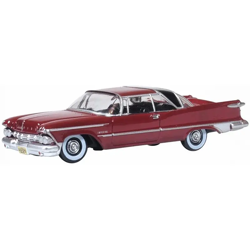 1:87 (Ho) Imperial Crown 2 Door Hardtop 1959 -- Radiant Red/Black -- Oxford 87Ic 1