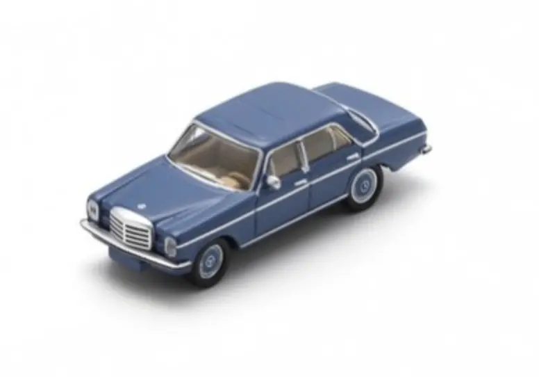 1:87 (Ho) Mercedes-Benz 200D (W114) Sedan -- Blue -- Schuco 1