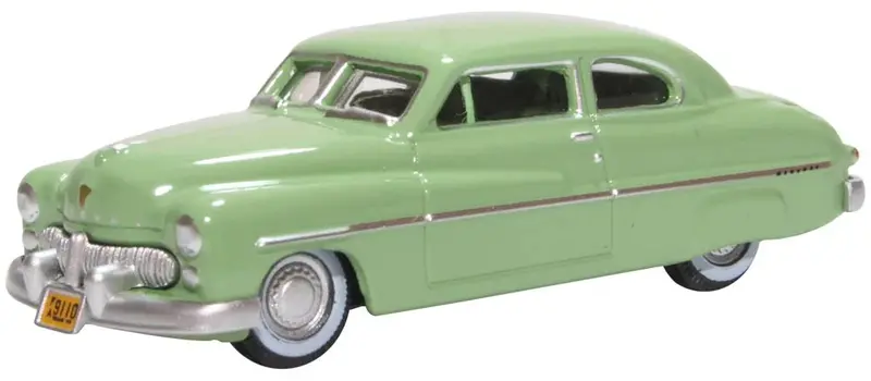 1:87 (Ho) Mercury Coupe 1949 -- Calcutta Green -- Oxford 87Me49008 1