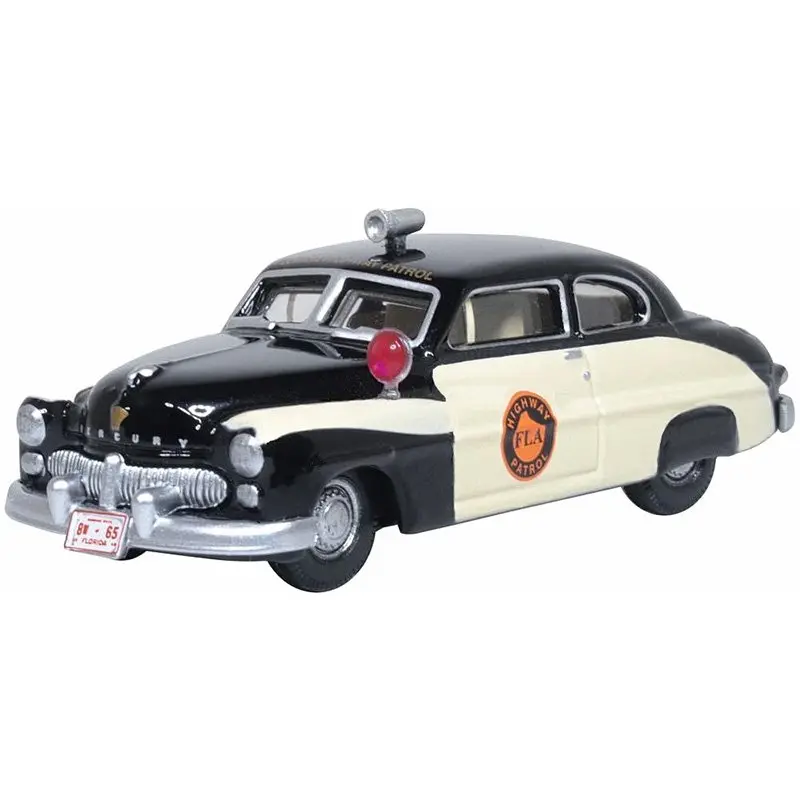1:87 (Ho) Mercury Monarch 1949 -- Florida Highway Patrol -- Oxford 87Me49010 1