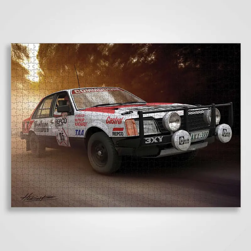 1979 Round Australia Reliability Trial Winner Peter Brock - Jigsaw - Authentic 1
