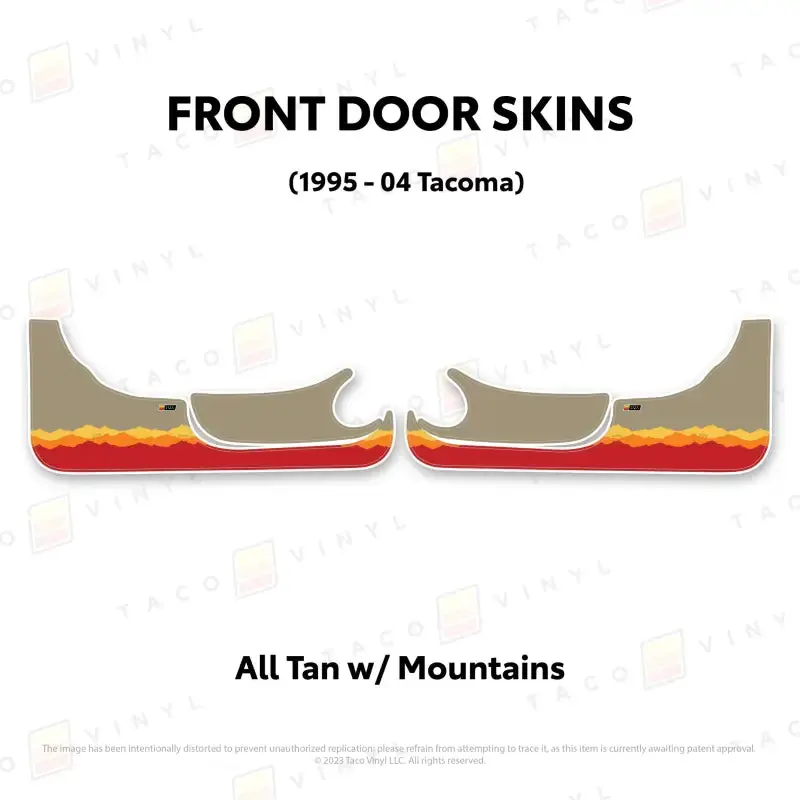1995-04  Door Skins (Lower Section) For Tacoma 4