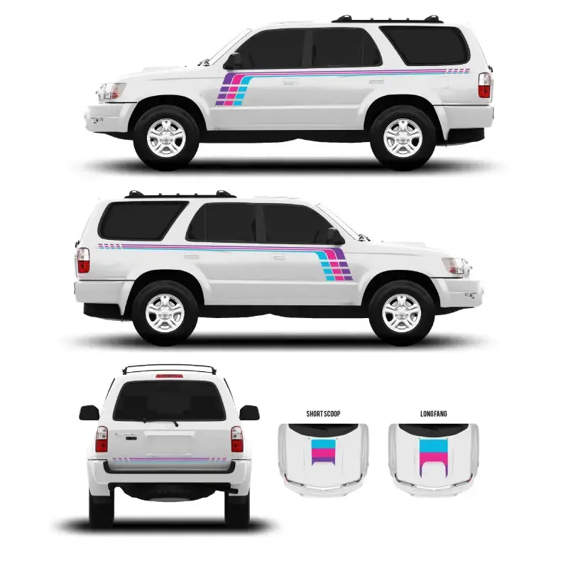1996-02 Checkered Stripe Kit For 4Runner 36