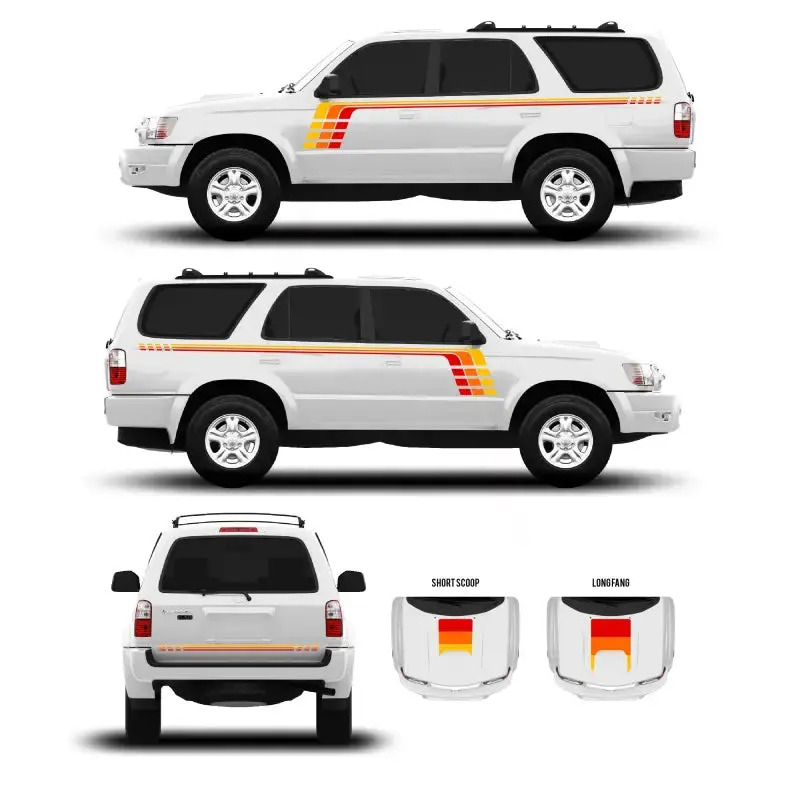 1996-02 Checkered Stripe Kit For 4Runner 6