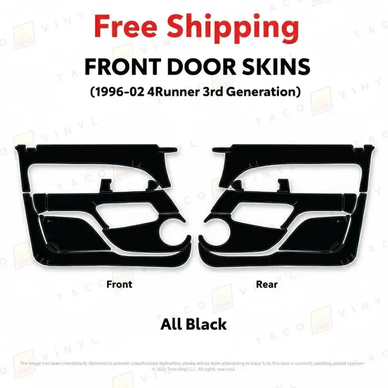 1996-2002  Door Skins For 4Runner 1