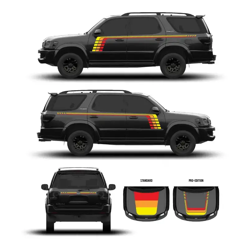 2001–07  Checkered Stripe Kit For Sequoia 1