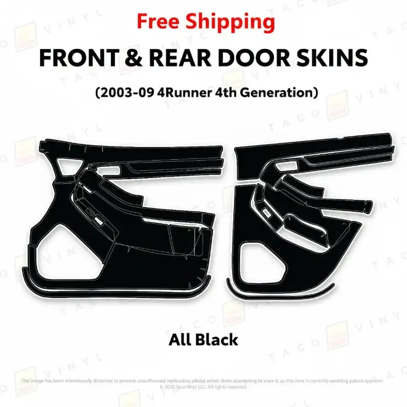 2003-2009  Door Skins For 4Runner 1