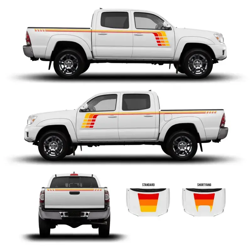 2005-15  Checkered Stripe Kit For Tacoma 7