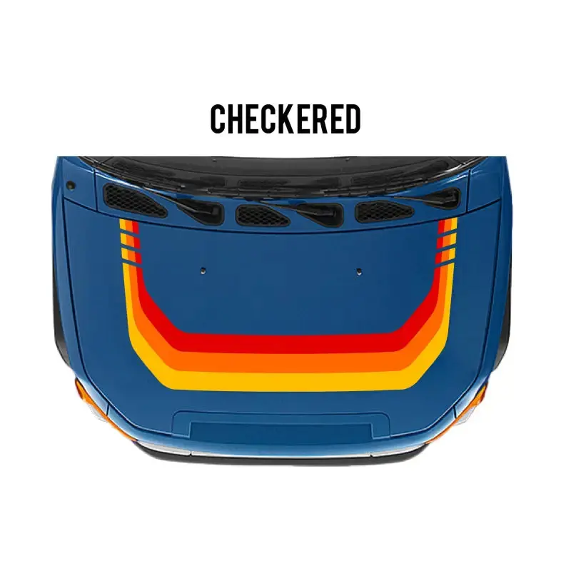 2007-14 Checkered Stripe Kit For Fj Cruiser 10